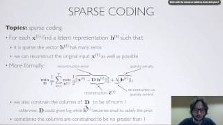 Neural networks 81  Sparse coding  definition [upl. by Cosma582]