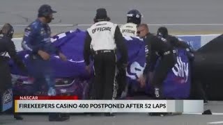 2024 Firekeepers Casino 400 gets postponed to Monday [upl. by Anitsirhc]