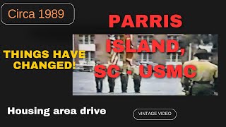 1989 Parris Island housing area drive around [upl. by Salina]