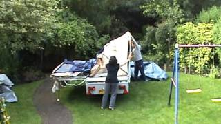 putting up the Trigano Oceane Trailer 315GL tent [upl. by Nazar240]