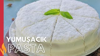 10 DAKİKADA ⚡YUMUŞACIK LABNELİ KOLAY PASTA 🤍🍰 [upl. by Anilef]