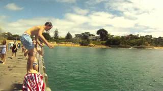 Portsea Pier Diving GOPROmov [upl. by Monson]