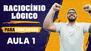 Raciocínio lógico para concursos  parte 1 Concursos 2022 [upl. by Rahcir]