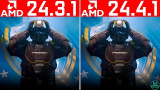 AMD Driver Update 2441 vs 2431 Driver Comparison RX 6600 [upl. by Yelrahc]