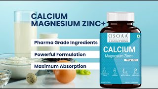 New Launch  Calcium Magnesium amp Zinc   Order from osoaain [upl. by Bradeord241]