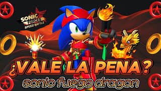 ¿Vale la pena sonic fuego dragon sonic forces speed battle [upl. by Gawen]