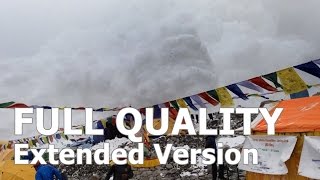 Hit by avalanche in Everest basecamp 25042015 FULL QUALITY  EXTENDED VERSION [upl. by Arihas]