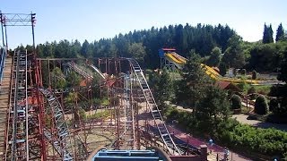 Himalayabahn front seat onride HD POV Schwaben Park [upl. by Rodolph931]