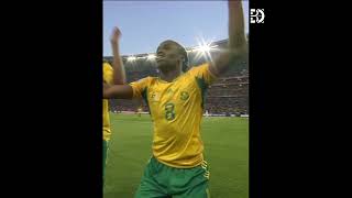 Siphiwe Tshabalala recreated his iconic goal and celebration from the 2010 World Cup 🤩🇿🇦 [upl. by Eppillihp]