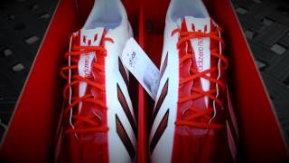 Adidas F50 adizero miCoach 2 Synthetic Messi Colorway Unboxing [upl. by Tteirrah]