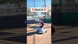 Do baseballs hurt if you’re wearing catchers gear baseball catchingmadesimple [upl. by Attikram]