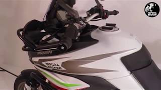 Hepco amp Becker Handlebar Guard Installation on a Ducati Multistrada 950 [upl. by Apicella]