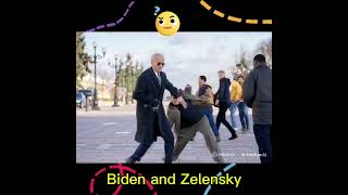 Biden and Zelensky❤️✅👍😂👍😍😁😁 biden zelensky [upl. by Llecrup]