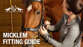 How to Fit a Horseware Micklem Bridle [upl. by Gamal]