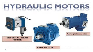 Hydraulic Motor Types and how are they work hydraulic motors and pumps [upl. by Eindys620]