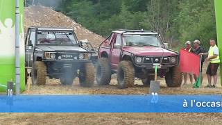 Course dans la boue en 4x4  1er passage Jordan et Olivier [upl. by Nalyak949]