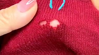 How to Perfectly Repair a MothEaten Sweater Without Leaving any Traces [upl. by Harrietta386]