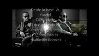 Wisin amp Yandel  Tu Nombre letra 2012 [upl. by Akilak]