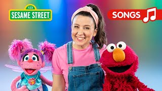 Sesame Street I Love a Rainbow Song with Ms Rachel Elmo and Abby [upl. by Llehsem]