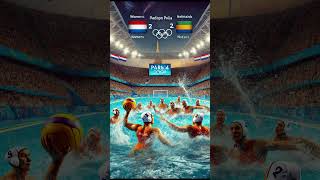 Exciting Water Polo Action at Paris 2024 Olympics  Team Highlights amp Predictions [upl. by Elma]