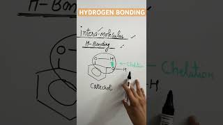 interamolecular Hydrogen Bonding with example  chemistry [upl. by Divod233]