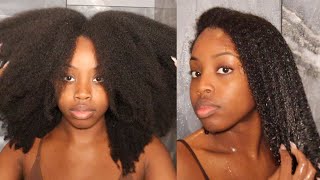 How To Heatfree Stretch 4C Natural Hair [upl. by Liebowitz]