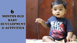 6 Months old baby development amp activities tamil  6 மாதக் குழந்தைகளின் வளர்ச்சி [upl. by Noni]