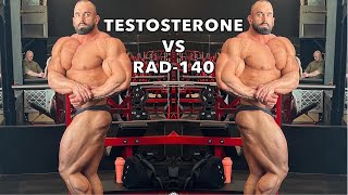 ANABOLIC STEROIDS VS SARMS  EP 1Testosterone VS Rad 140 [upl. by Monie198]