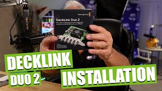 Installing a Decklink Duo 2 Into a Sonnet Thunderbolt 3 Chassis [upl. by Esra464]