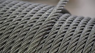 Making of Industrial Wire Ropes and Cables  How its Made How Wire is Made [upl. by Eiuqnimod]