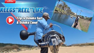 Fishing Trip at Durban Ushaka Surf  Tour of the Ushaka Canal [upl. by Halak137]