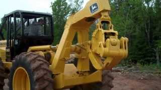 John Deere 540B Grapple Skidder 2 [upl. by Atirahc811]