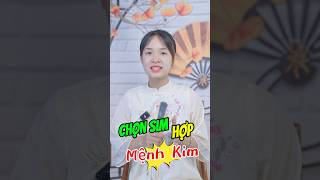 Mệnh Kim hợp số nào Hướng dẫn chọn sim hợp mệnh Kim  Săn số đẹp [upl. by Swithin734]