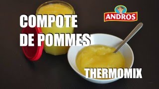 La recette facile de la compote de pomme avec le Thermomix pour les enfants TM5 [upl. by Adelric784]