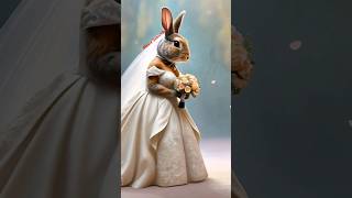 Rabbit And Cat bride funny video  rabbit funnyrabbitvideos rat funnyvideo funnycat funnyshort [upl. by Yklam]