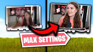 I PLAY FORTNITE ON MAX SETTINGS [upl. by Landmeier]