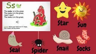 Jolly Phonics song Group 1 s song [upl. by Lawtun206]