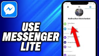 How To Use Messenger Lite 2024  Easy Fix [upl. by Elatnahs130]