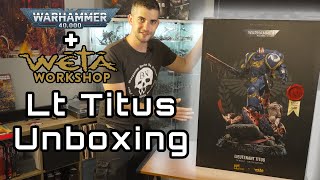 Unboxing the Impressive Lt Titus limited Edition Statue from Weta Workshop [upl. by Harp]