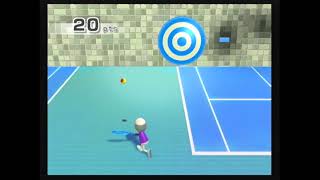 Wii Sports  Tennis  Training Target Practice Platinum [upl. by Bicknell199]