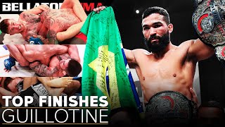 Who has the best Guillotine choke  BELLATOR MMA [upl. by Rubia]