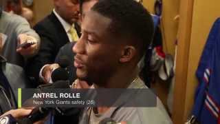 Antrel Rolle says the Giants need to keep fighting [upl. by Yrrep]