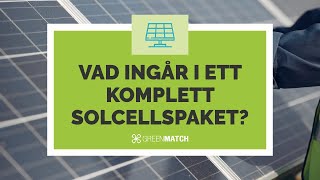 Komplett solcellspaket till din villa inklusive installation [upl. by Fanchette692]