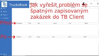 Co dělat pokud Trucksbook Client špatně zaznamená zakázku [upl. by Lladnew]