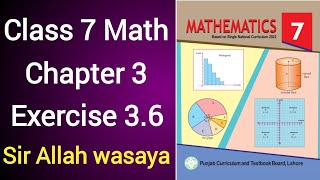 Class 7 Math New Book Chapter 3 Exercise 36  Class 7 Math New Book Unit 3 Exercise 36 [upl. by Aksehcnarf]