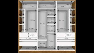 Open Plan Design DIY Bedroom Closet  DIY Bedroom Wardrobe Build Design ON BUDGET With a Free plan [upl. by Odraccir74]