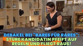 Debakel bei quotBares für Raresquot Sture Kandidatin pfeift auf Regeln und fliegt raus [upl. by Hnilym639]