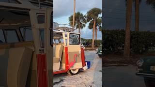 Dunedin Causeway Florida • Local Volks TBT VW hangout at the beach 882024 [upl. by Nylirac]