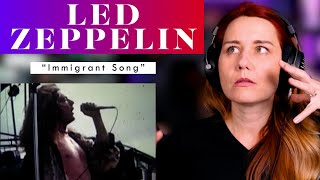 I recognize this Opera Singer realizes shes heard Led Zeppelin Vocal ANALYSIS of quotImmigrant Songquot [upl. by Llerrej]