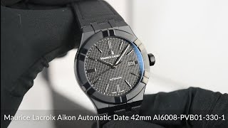 Maurice Lacroix Aikon Automatic Date 42mm AI6008PVB013301 [upl. by Levison]